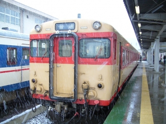 米沢駅から坂町駅の乗車記録(乗りつぶし)写真