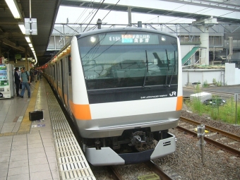 中野駅から立川駅の乗車記録(乗りつぶし)写真