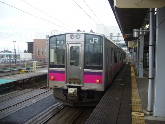 横手駅から湯沢駅の乗車記録(乗りつぶし)写真