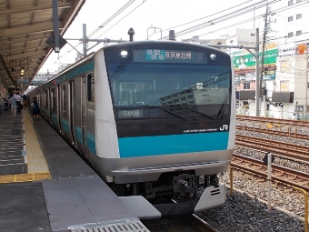 蕨駅から北浦和駅の乗車記録(乗りつぶし)写真