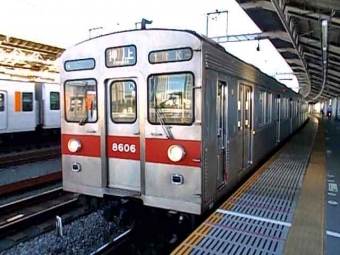 高津駅から二子新地駅の乗車記録(乗りつぶし)写真