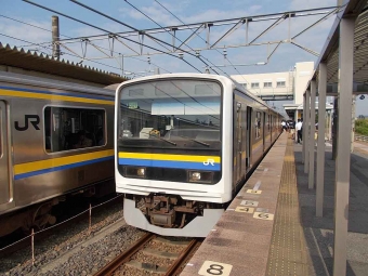 四街道駅から成東駅の乗車記録(乗りつぶし)写真