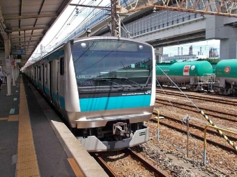 横浜駅から根岸駅の乗車記録(乗りつぶし)写真