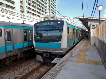 根岸駅から石川町駅の乗車記録(乗りつぶし)写真
