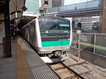 池袋駅から恵比寿駅の乗車記録(乗りつぶし)写真
