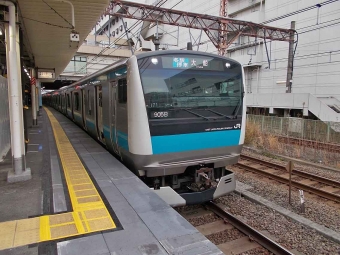 田町駅から大森駅の乗車記録(乗りつぶし)写真