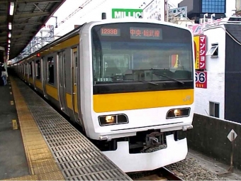 新宿駅から高円寺駅:鉄道乗車記録の写真