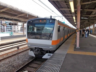 御茶ノ水駅から中野駅の乗車記録(乗りつぶし)写真