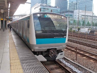 神田駅から田町駅の乗車記録(乗りつぶし)写真