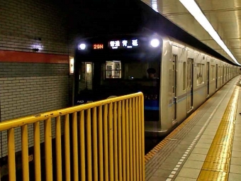 大門駅から東銀座駅の乗車記録(乗りつぶし)写真