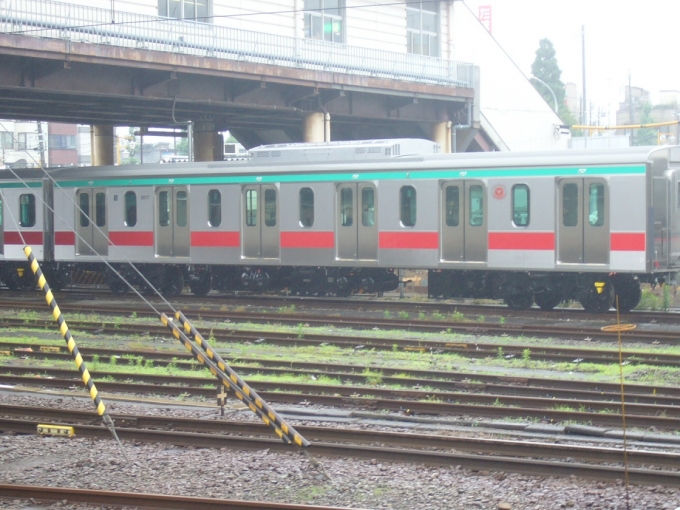 鉄道乗車記録の写真:列車・車両の様子(未乗車)(1)          「東急5000系5117F甲種回送シーンです。」