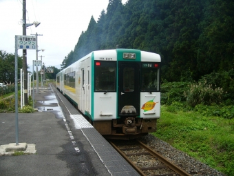 古川駅から赤倉温泉駅の乗車記録(乗りつぶし)写真