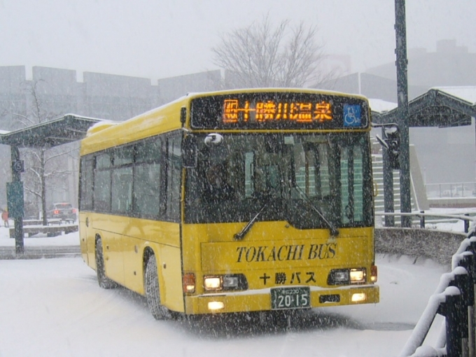 鉄道乗車記録の写真:旅の思い出(3)        「十勝バスの日野・レインボーです。
この後十勝川温泉まで行きましたがバス移動のため鉄レコはございません。」