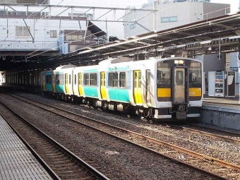 水戸駅から松戸駅の乗車記録(乗りつぶし)写真