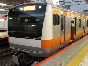東小金井駅から三鷹駅の乗車記録(乗りつぶし)写真