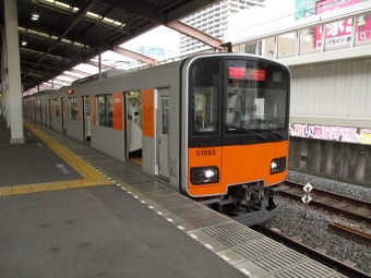 久喜駅から越谷駅の乗車記録(乗りつぶし)写真