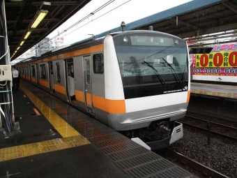 四ツ谷駅から高円寺駅の乗車記録(乗りつぶし)写真