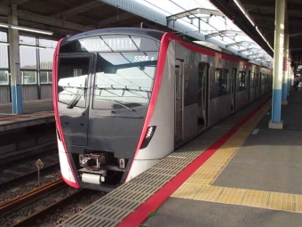 北国分駅から東松戸駅の乗車記録(乗りつぶし)写真