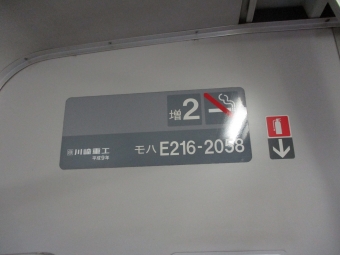 市川駅から千葉駅の乗車記録(乗りつぶし)写真