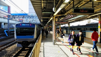 大井町駅から川崎駅の乗車記録(乗りつぶし)写真