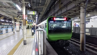 上野駅から五反田駅の乗車記録(乗りつぶし)写真
