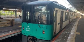 谷上駅から西神中央駅の乗車記録(乗りつぶし)写真