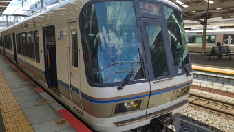 京都駅から木津駅の乗車記録(乗りつぶし)写真