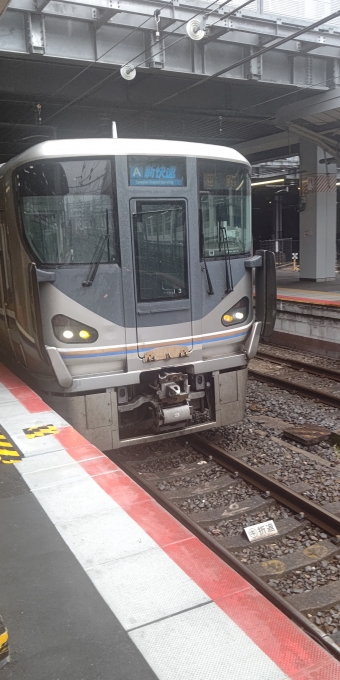 京都駅から尼崎駅:鉄道乗車記録の写真