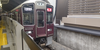 神戸三宮駅から夙川駅の乗車記録(乗りつぶし)写真