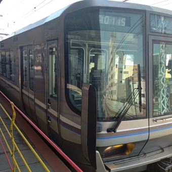 神戸駅から大阪駅の乗車記録(乗りつぶし)写真