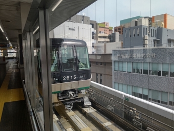 貿易センター駅から三宮駅の乗車記録(乗りつぶし)写真