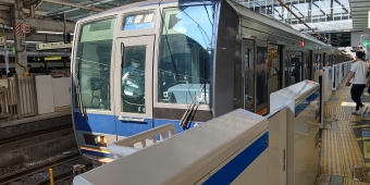 大阪駅から神戸駅の乗車記録(乗りつぶし)写真