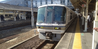 木津駅から加茂駅の乗車記録(乗りつぶし)写真