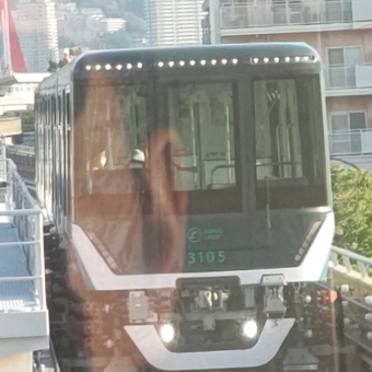 マリンパーク駅から住吉駅の乗車記録(乗りつぶし)写真