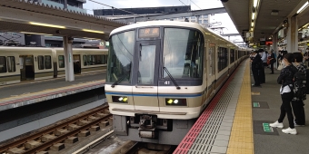奈良駅から天王寺駅の乗車記録(乗りつぶし)写真