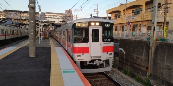 東須磨駅から新開地駅の乗車記録(乗りつぶし)写真