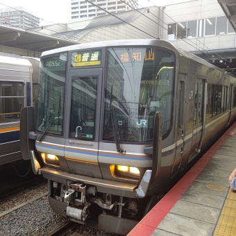 尼崎駅から谷川駅の乗車記録(乗りつぶし)写真