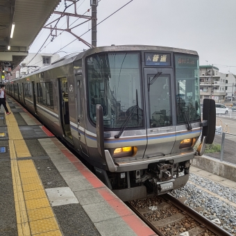 西明石駅から播州赤穂駅の乗車記録(乗りつぶし)写真