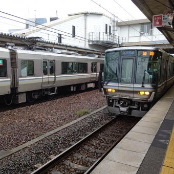 野洲駅から神戸駅の乗車記録(乗りつぶし)写真