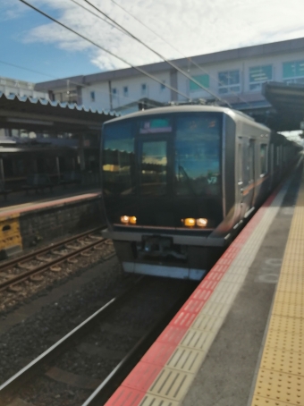四条畷駅から木津駅の乗車記録(乗りつぶし)写真