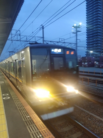 鷹取駅から京都駅の乗車記録(乗りつぶし)写真