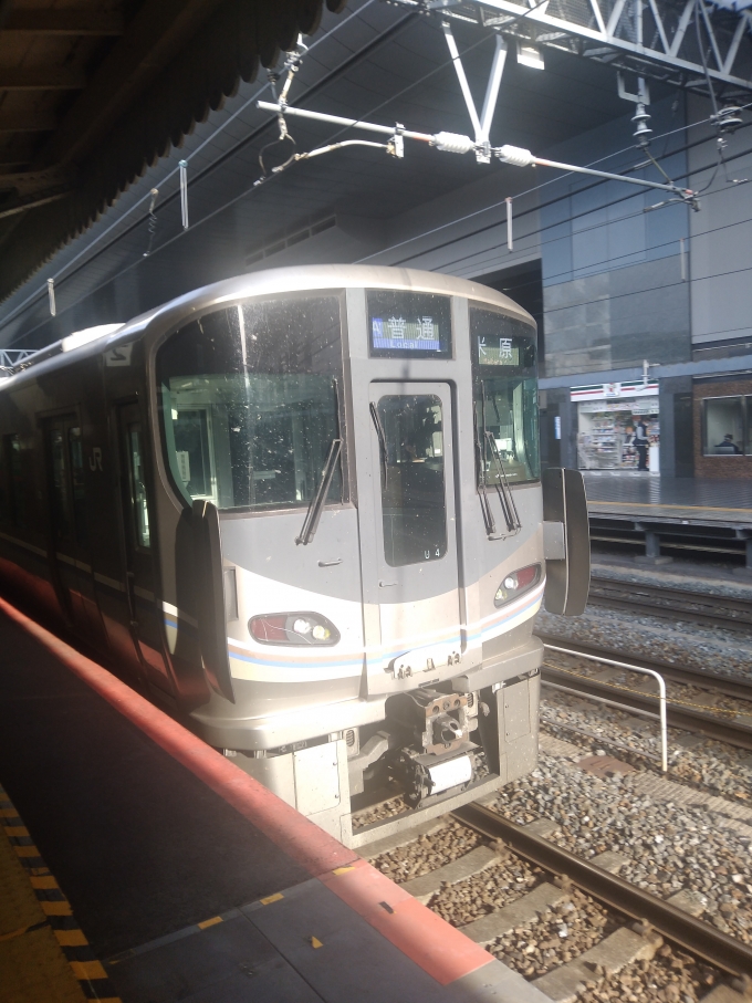 鉄道乗車記録の写真:乗車した列車(外観)(1)        「702Mですね。225系100番代U4とは…」