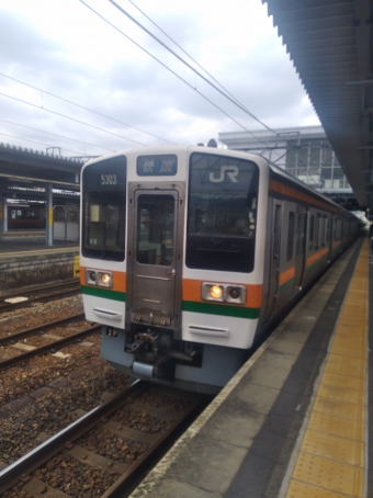 多治見駅から名古屋駅の乗車記録(乗りつぶし)写真