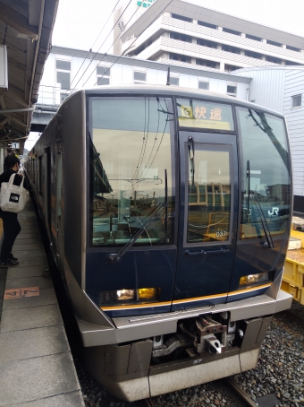 木津駅から同志社前駅の乗車記録(乗りつぶし)写真