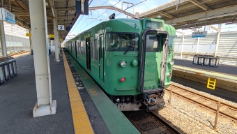 近江今津駅から京都駅の乗車記録(乗りつぶし)写真