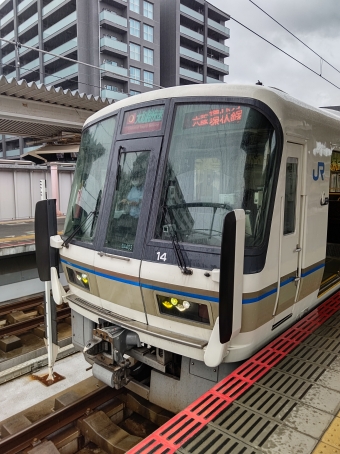 奈良駅から大阪駅:鉄道乗車記録の写真