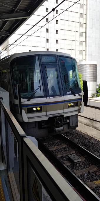 大阪駅から木津駅の乗車記録(乗りつぶし)写真