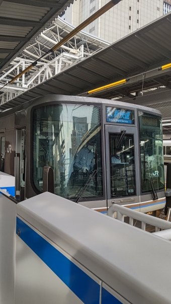 大阪駅から神戸駅の乗車記録(乗りつぶし)写真