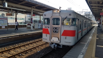 山陽明石駅から山陽須磨駅の乗車記録(乗りつぶし)写真