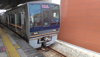 長尾駅から木津駅の乗車記録(乗りつぶし)写真